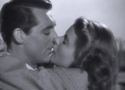 Image result for notorious 1946 kissing scene
