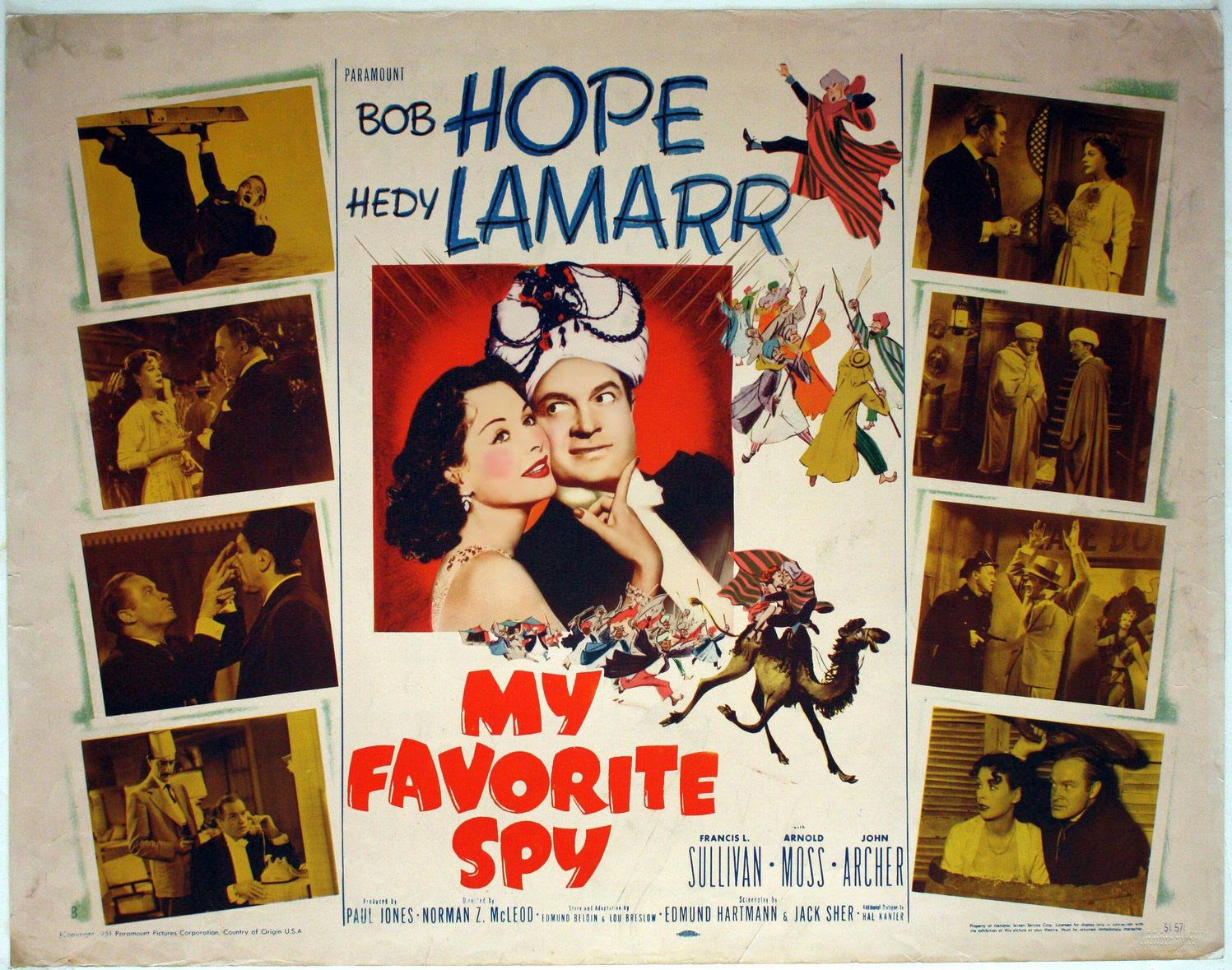 Thrilling Days of Yesteryear: Snoopathon: My Favorite Spy (1951)
